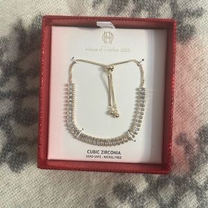 HOUSE OF HARLOW 1960 bracelet. Cubic Zirconia. Lead safe+Nickel free. NEW IN BOX